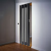 Folding Door PVC Internal Sliding Doors Concertina Accordion Door Magnetic Panel