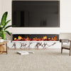 Electric Fireplace Panoramic Media Fire 40-72in Wall Insert LED Fireplace Heater