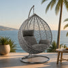 Rattan Swing Egg Chair Outdoor Garden Patio Hanging Wicker Hammock Pod Chair