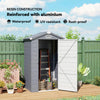 Garden Shed Foundation Kit Tools Bin Equipments Outdoor Gear Storage Shelter