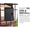 Post Box Parcel Box Combo | Lockable | Outdoor Letter & Package Storage