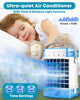 Portable Air Conditioner,5 in 1 Cooler,Mini Mobile 1600ML, White