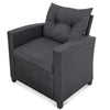 Garden Furniture Set Cambridge Rattan Corner Sofa Table Cushions Grey UK Stock