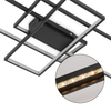 Pendant Lamp Ceiling Lights Room Chandelier Living Light Black Frame with Remote