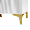 Hallway Furniture Set Wardrobe with Coat Rack Shoe Cabinet Bench & Cushion White