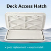 24" X 14" Boat Hatch, 180 Degree Lid Hinge Boat Deck Hatch with Non Slip Surface