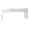 Dining Table Set Wooden Modern Bench Kitchen Room High gloss white itzcominghome
