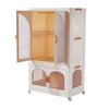 Portable Wardrobe Folding Closet With Shelves Clothes Cabinet Storage Toys Box
