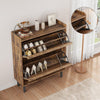 Shoe Storage Cabinet with 3/2 Flip Drawers for Hallway w/ Adjustable Shelves