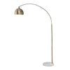 Furniturebox HOLDEN Tall Metal Floor Arc Standing Lamp Light (Including Bulb)
