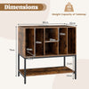 Record Player Stand Turntable Table with Shelves