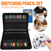 120 Colored Professional Artist Pencils Set Drawing Sketching Colouring Art Kit