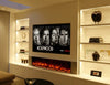 NEW BORDERLESS GLASS 50 60 71 80 Inch UHD MEDIA WALL Panoramic Electric Fire2025