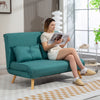 Click Clack Sofa Bed, 2 Seater Bed Settee for Living Room, Green
