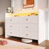 6-Drawer Sideboard Storage Chest of Drawers for Living Room Bedroom Dining Room