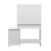 Dressing Table With 5 Drawers Mirror Stool Set Makeup Desk Vanity Table Bedroom