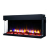 Media Wall Electric Fire 3D Fuel Bed & 13 LED Colours - Endeavour Fires Rosedale