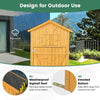 Outdoor Storage Shed Garden Tool Utility Cabinet Waterproof Asphalt Roof