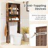 Farmhouse Bathroom Organizer with Sliding Barn Door