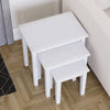 Wooden Nest of Tables 3 Piece Table Set Coffee Side Living Room Furniture