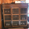 Farmhouse Shoe Storage Cabinet with Drawer & Doors 4-Tier Shoe Rack for Entryway
