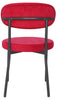 2 Velvet Dining Chairs Velvet Seat Chairs Plush velvet seat and backrest