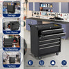 Rolling Tool Chest Metal Tool Box w/ Wheels Tool Cabinet 6 Drawer Tool Cart
