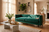 SWYFT MODEL X02 3 SEATER SOFA KINGFISHER WITH STYLISH COPPER FEET