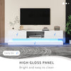 LED TV STAND CABINET UNIT 2 DRAWER MODERN HIGH GLOSS FRONT LIVING ROOM FURNTIURE
