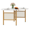 Modern Writing Table 150 CM Folding Dining Table for 6-8 People