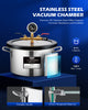 OMT 1.5 Gallon Vacuum Chamber Kit with 1/4 hp 3.5 cfm Vacuum Pump for Degassing