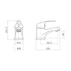 Bathroom Cabinet Vanity Unit Sink Basin Storage Free Standing Cloakroom Grey