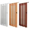Internal Bi Folding Concertina Accordion Door PVC Sliding Divider Doors Bathroom