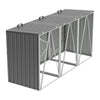 Garden Storage Shed Triple Wheelie Bin Store Metal Cover Dustbin 3 Sheds Outdoor
