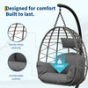 Rattan Egg Chair Swing Outdoor Garden Patio Hanging Wicker Hammock Pod Chair NEW