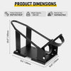 Heavy Duty Motorcycle Wheel Chock Stand 1800lb Adjustable 3-Position,Fits 15-21"