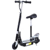 Foldable Powered Scooter with Adjustable Seat, Brake, Black