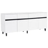 Sideboard 160cm Wooden Storage Cabinet with 4 Drawers & 4 Doors, Modern White