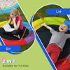 Kids Swing Set, Nest Swing Seat with A-Frame Structure for Outdoor Use