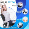 Lumbar Support Pillow for Car and Office Chair Improve Posture &Back Pain Relief