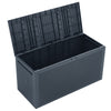 340L Lockable Garden Cushion Box Shed Outdoor Storage Chest Plastic Waterproof