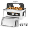 Chafing Dishes Buffet Sets Pans Stainless Steel Food Warmer 6.3qt/8.4qt