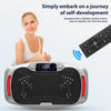 4D Vibration Plate Trainer 300W Bluetooth 120 Levels with Resistance Bands