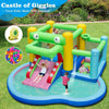 5-in-1 Crocodile Water Park Inflatable Bounce House with Slide & Splash Pool