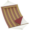 2 Person Hammock with Stand,Adjustable Steel Frame,Garden Patio Hammock Bed