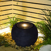 Garden Fountain Water Feature LED Lights Indoor Outdoor Polyresin Statues Decor