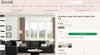DUSK Brooklyn Large L-Shape Sofa in Ink Velvet - RRP £1670