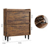 Shoe Storage Cabinet with 3/2 Flip Drawers for Hallway w/ Adjustable Shelves