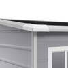 5 x 4ft Large Plastic Shed Outdoor Garden Tools Storage House with Door & Window