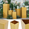 Square Metal Plinth Cylinder Dessert Pedestal Wedding Cake Flower Display Stand